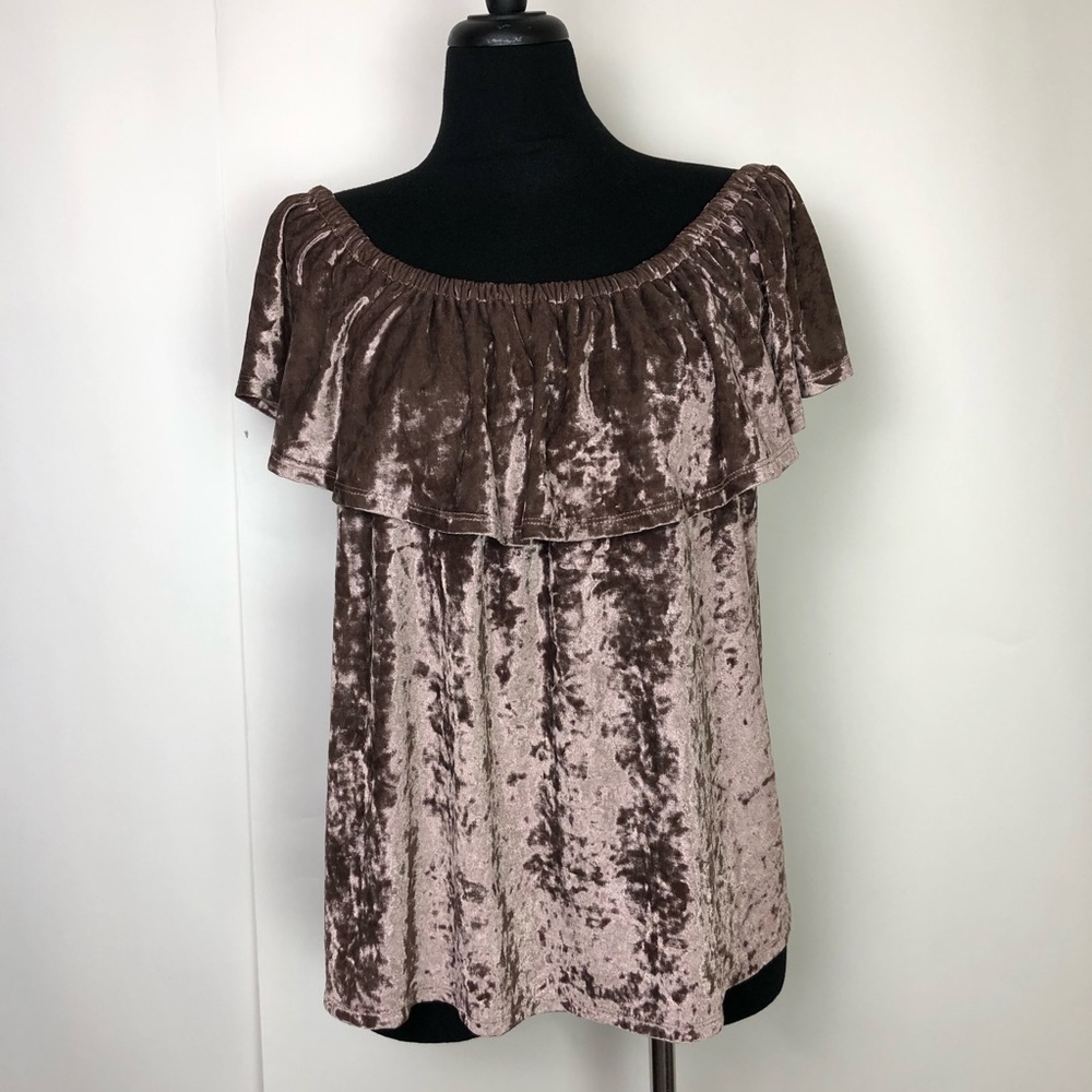 Anthropologie Entro Shirt Top Blouse Large L Cold
